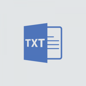 TXT Format introduce Attachment