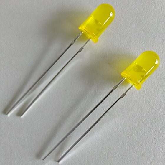 5mm super bright yellow led